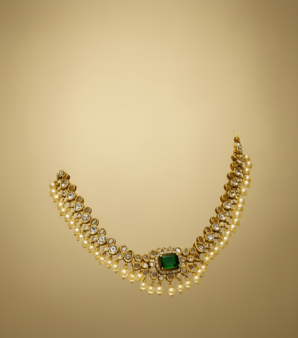 Classic Kundan and pearl