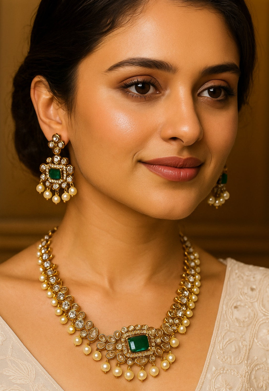 Classic Kundan and pearl